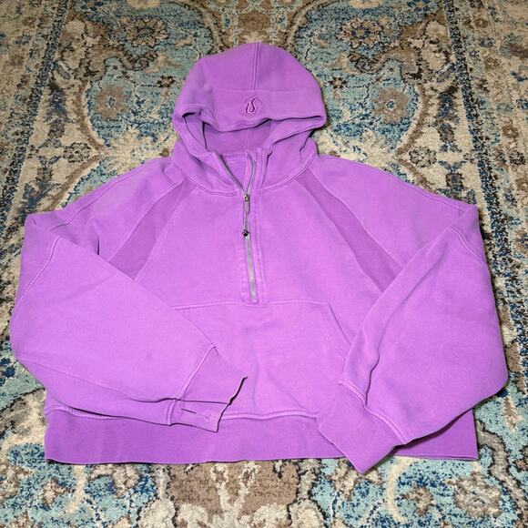 lululemon athletica Tops - Lululemon Scuba Oversized 1/2 Zip Hoodie